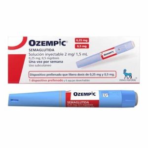 Ozempic® (semaglutide) – injection 0.5mg, 1mg, or 2mg.